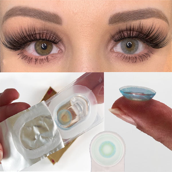 lenti a contatto colorate finte